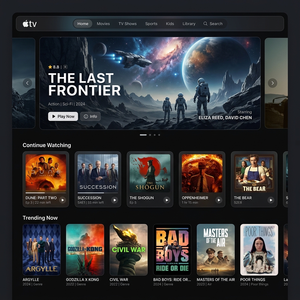 Apple Tv Web Clone